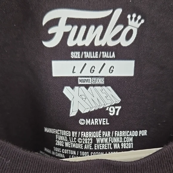 Marvel Black X-Men Graphic Short Sleeve Tee - Picture 2 of 4